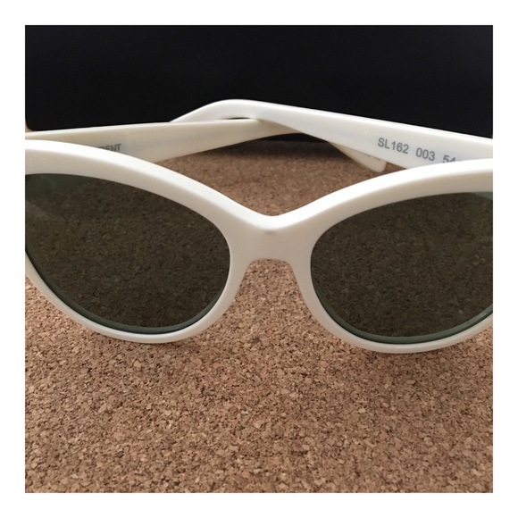 Yves Saint Laurent Sunglasses—White Frames w/Case - Picture 6 of 13